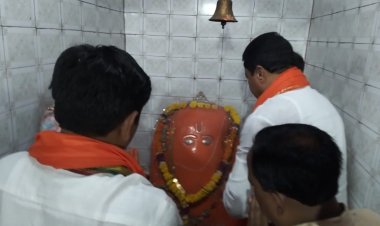 चारभट्टी - पुयार येथे श्रावणमास समाप्ती निमित्ताने हमुमान पठण व महाप्रसाद...