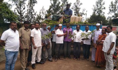 वरखेडा ग्रामपंचायतच्यावतीने; पेसा निधीतून नागरिकांना वृक्ष वाटप...