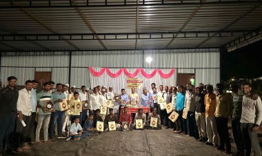 वाघाड दुध उत्पादक असोसिएशन संस्थेची वार्षिक सर्वसाधारण सभा खेळीमेळीत संपन्न...