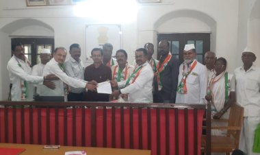 दिंडोरी येथे राहुलजी गांधी यांच्या वरील टिकेचा काँग्रेसकडून निषेध