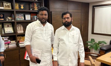 मोठी बातमी : खेड-आळंदी विधानसभेचे उमेदवार अक्षय जाधव व मुख्यमंत्री एकनाथ शिंदे यांच्यात वर्षावरती खलबत...