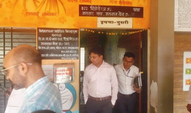 दिंडोरी विधानसभेसाठी निवडणूक निरीक्षकांच्या'समोर बॅलेट युनिटची सरमिसळ संपन्न