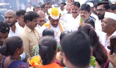 राजकीय : शेलपिंपळगाव ग्रामस्थांनी केलेले स्वागत पाहून विजय निश्चित झाला - हिरामण सातकर...