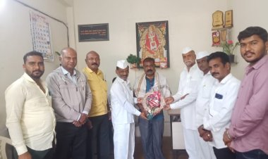 दिंडोरी तालुका पोलीस पाटील संघाच्यावतीने, तालुक्यातील पत्रकारांचा सन्मान...