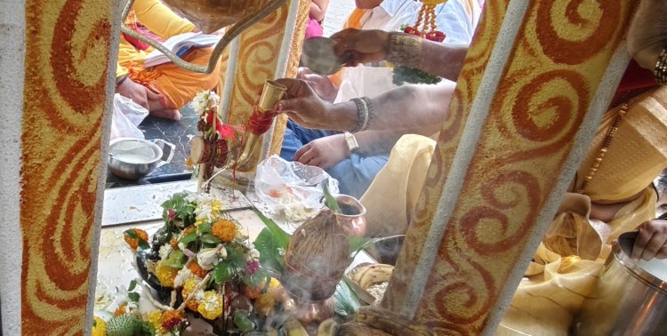 खराबवाडी गावातील सारा सिटी डी फेजमध्ये महाशिवरात्री उत्सव संपन्न..