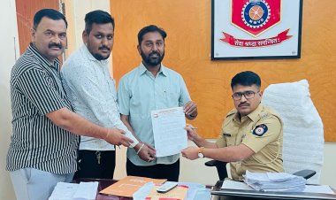 HSRP नंबरप्लेटसाठी नागरिकांकडून तिप्पट रक्कम वसूली थांबवा.! - वाहतूक संघटनेचे अध्यक्ष विनोद वरखडे यांची मागणी...