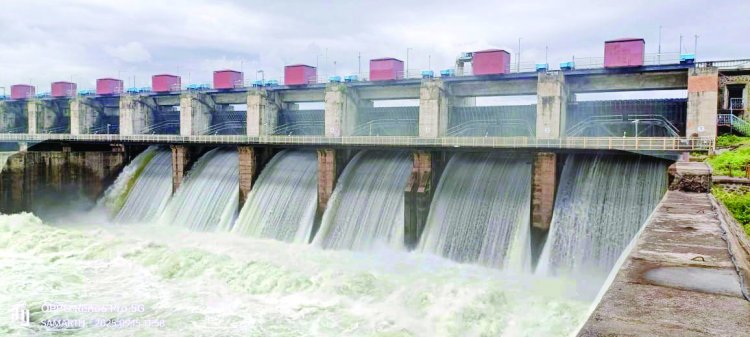 तावरजा मध्यम प्रकल्पातून विसर्ग कमी... पाण्याची आवक पाहून पुढील निर्णय...