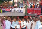 पाटणबोरी येथे किसान सभेचा मोर्चा.! विविध मागण्यांचे तहसीलदारांमार्फत मुख्यमंत्र्यांना निवेदन...