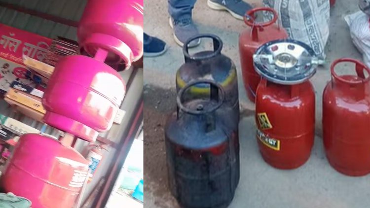 चाकण परिसरात अवैध गॅस सिलिंडर भरण्याचा धंदा.! प्रशासनाचे साफ दुर्लक्ष?