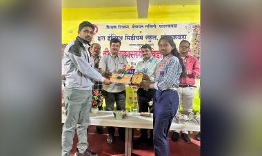 कुमारी वंशिका सुरपाम यांची जिल्हास्तरीय विज्ञान प्रयोगासाठी निवड...