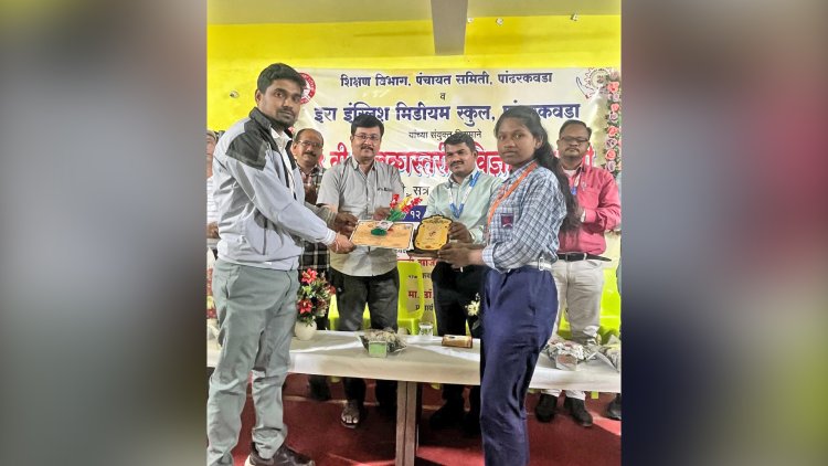 कुमारी वंशिका सुरपाम यांची जिल्हास्तरीय विज्ञान प्रयोगासाठी निवड...