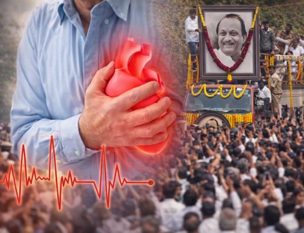 अजित पवारांचा अपघाती मृत्यू.! बातमी कळताच एका कट्टर समर्थकाचेही हृदयविकाराने निधन...