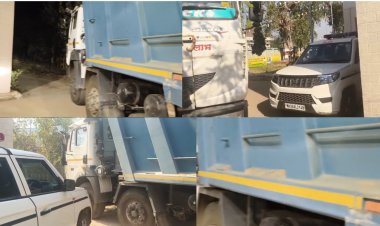 महसूल विभागाचा सावळा गोंधळ... ७ ब्रासची रॉयल्टी अन् ९ ब्रास रेती - ओव्हरलोड' टिपपरवर कारवाई की केवळ कागदी घोडे?