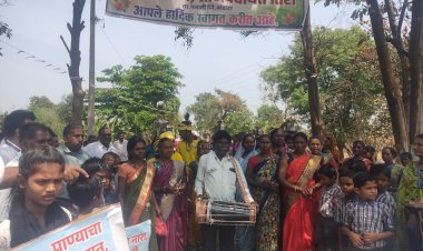 ​'जल अर्पण' सोहळ्याने शेगाव दुमदुमले; तिर्री  शेगाव येथील ग्रामस्थांचा उत्साही सहभाग...