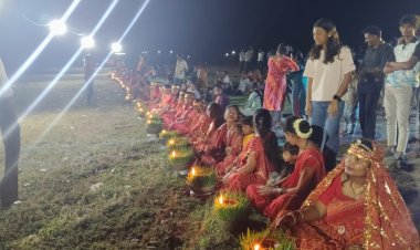 अड्याळ मध्ये चैत्र नवरात्रोत्सवाची सांगता; ९०० ज्योती कलशांचे भक्तिमय वातावरणात विसर्जन...