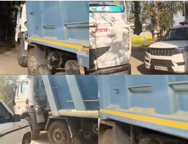 महसूल विभागाचा सावळा गोंधळ... ७ ब्रासची रॉयल्टी अन् ९ ब्रास रेती - ओव्हरलोड' टिपपरवर कारवाई की केवळ कागदी घोडे?