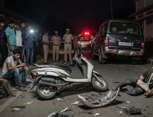 चाकणमध्ये हिट अँड रनचा थरार.! बेजबाबदार चालक धडक देऊन फरार...