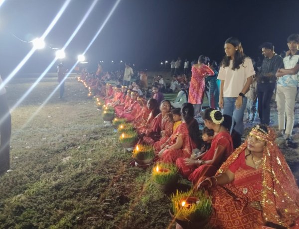 अड्याळ मध्ये चैत्र नवरात्रोत्सवाची सांगता; ९०० ज्योती कलशांचे भक्तिमय वातावरणात विसर्जन...