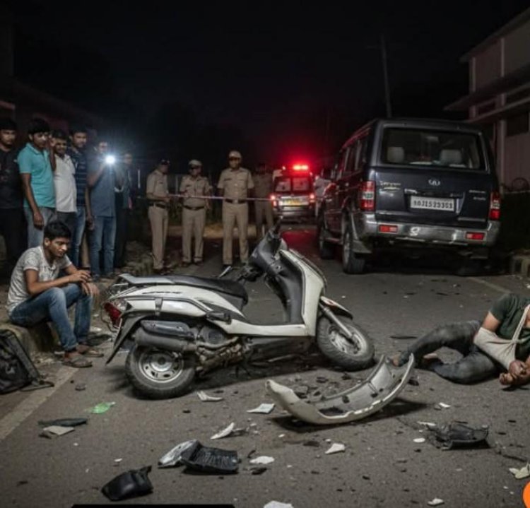 चाकणमध्ये हिट अँड रनचा थरार.! बेजबाबदार चालक धडक देऊन फरार...