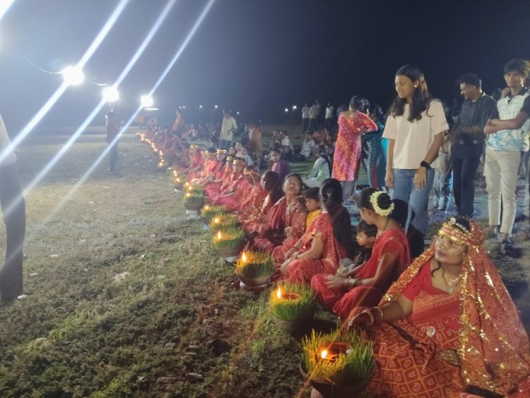 अड्याळ मध्ये चैत्र नवरात्रोत्सवाची सांगता; ९०० ज्योती कलशांचे भक्तिमय वातावरणात विसर्जन...