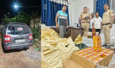अड्याळ पोलिसांचा धडाकेबाज पाठलाग; १४ लाखांचा सुगंधित तंबाखू जप्त...
