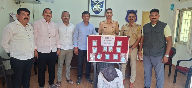 राक्षेवाडी घरफोडी प्रकरणाचा छडा; आरोपीसह विधिसंघर्षग्रस्त बालक ताब्यात, ४.९५ लाखांचे सोन्या-चांदीचे दागिने जप्त खेड पोलिसांच्या गुन्हे शोध पथकाची यशस्वी कामगिरी